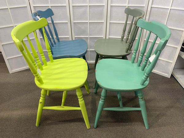 Colourful chairs ~ Refurbished