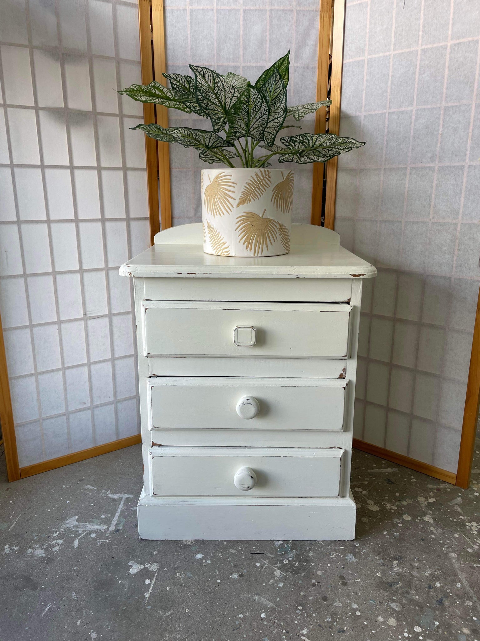 White Bedside Table PAIR