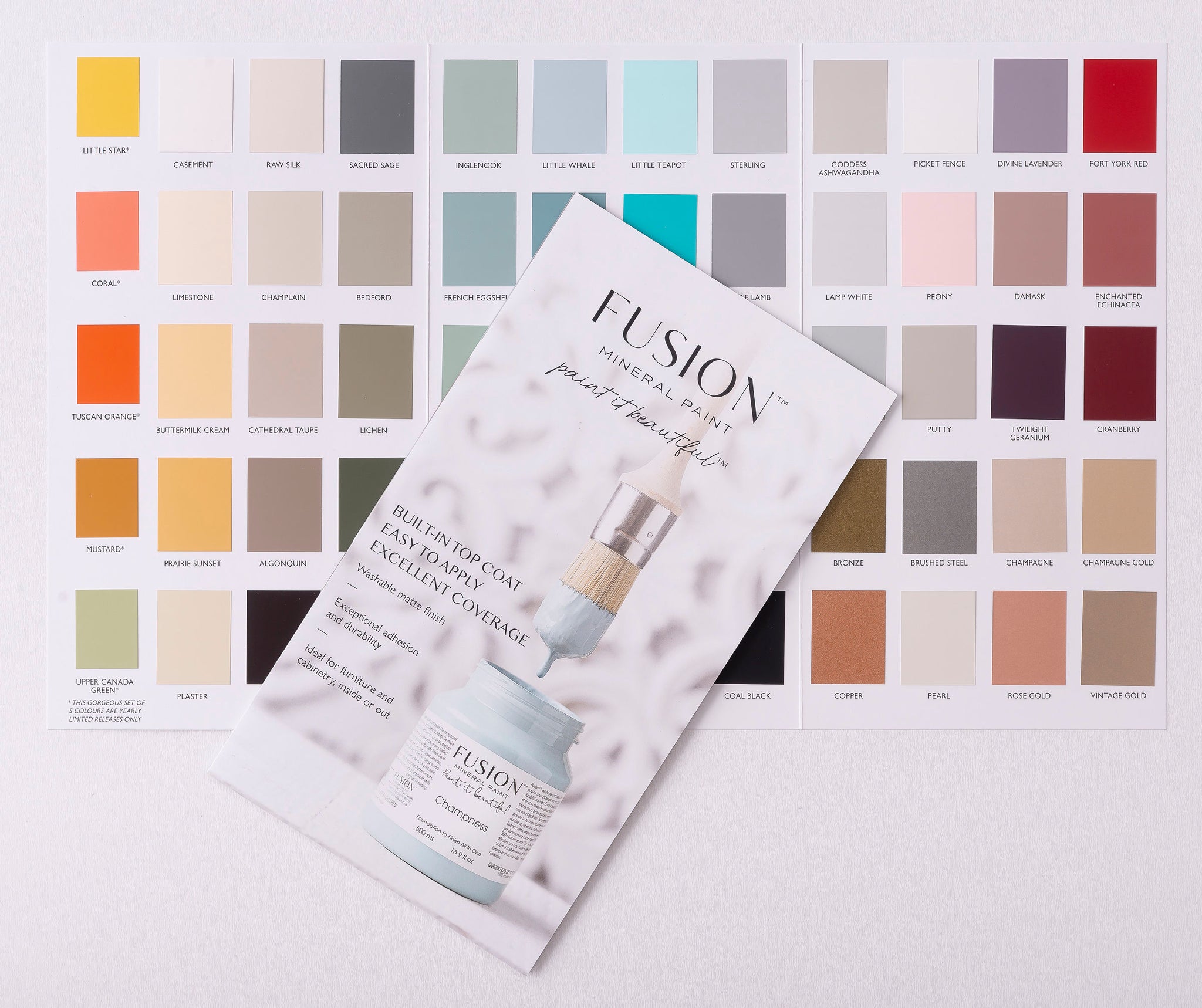 Fusion Colour Card (true to colour) - Fusion Mineral Paint